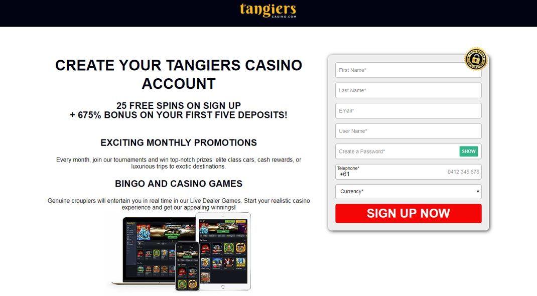 Tangiers online casino review